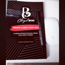 Load image into Gallery viewer, Chayil BOSS Sermon & Bible Study Log