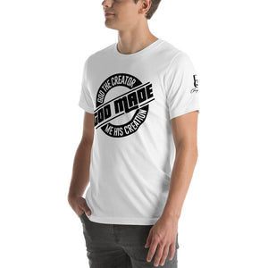 Chayil BOSS God Made Motif Slogan Short-Sleeve Unisex T-Shirt || Printed Tees