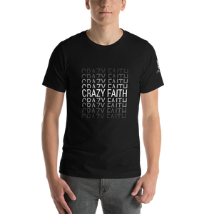 Chayil BOSS Crazy Faith Motif Slogan Short-Sleeve Unisex T-Shirt || Printed Tees