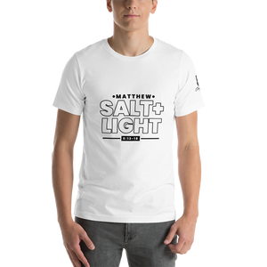 Chayil BOSS Salt + Light Motif Slogan Short-Sleeve Unisex T-Shirt || Printed Tees