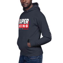 Load image into Gallery viewer, Chayil BOSS Super Being Motif Slogan Unisex Hoodie
