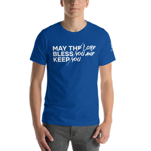 Chayil BOSS May The Lord Bless You And Keep You Motif Slogan Short-Sleeve Unisex T-Shirt || Printed Tees