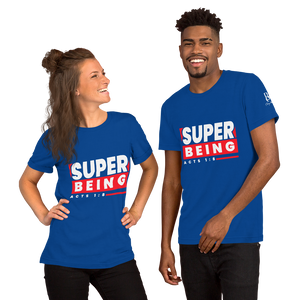 Chayil BOSS Super Being Motif Slogan Short-Sleeve Unisex T-Shirt || Printed Tees