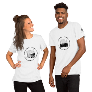 Chayil BOSS ABBA Motif Slogan Short-Sleeve Unisex T-Shirt || Printed Tees