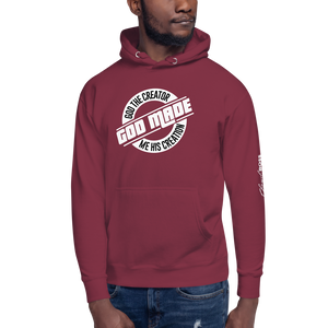 Chayil BOSS God Made Motif Slogan Unisex Hoodie