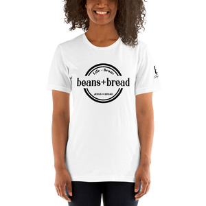 Chayil BOSS Life + Jesus Motif Slogan Short-Sleeve Unisex T-Shirt || Printed Tees || Beans + Bread