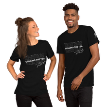 Load image into Gallery viewer, Chayil BOSS Spilling the Tea on Christ&#39;s Goodness Motif Slogan Short-Sleeve Unisex T-Shirt || Printed Tees
