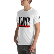 Load image into Gallery viewer, Chayil BOSS Prayer Warrior Motif Slogan Short-Sleeve Unisex T-Shirt || Printed Tees
