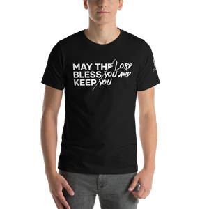 Chayil BOSS May The Lord Bless You And Keep You Motif Slogan Short-Sleeve Unisex T-Shirt || Printed Tees