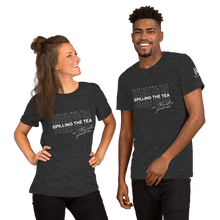 Load image into Gallery viewer, Chayil BOSS Spilling the Tea on Christ&#39;s Goodness Motif Slogan Short-Sleeve Unisex T-Shirt || Printed Tees
