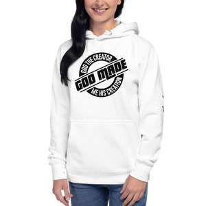 Chayil BOSS God Made Motif Slogan Unisex Hoodie