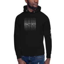 Load image into Gallery viewer, Chayil BOSS Crazy Faith Motif Slogan Unisex Hoodie
