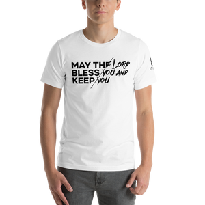 Chayil BOSS May The Lord Bless You And Keep You Motif Slogan Short-Sleeve Unisex T-Shirt || Printed Tees