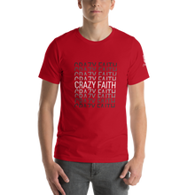 Load image into Gallery viewer, Chayil BOSS Crazy Faith Motif Slogan Short-Sleeve Unisex T-Shirt || Printed Tees
