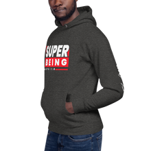 Load image into Gallery viewer, Chayil BOSS Super Being Motif Slogan Unisex Hoodie
