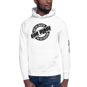 Chayil BOSS God Made Motif Slogan Unisex Hoodie